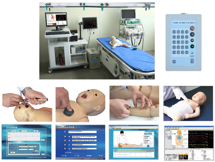 嬰兒綜合急救技能訓練系統，女兒急救模型