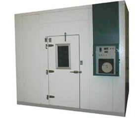 太陽能熱水系統進行冷凍試驗