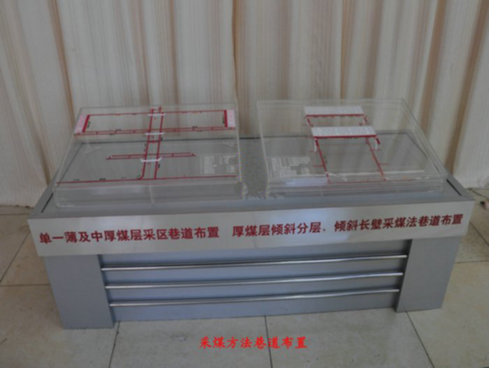 LG-MXD06型 走向長壁采煤法采區巷道布置模型