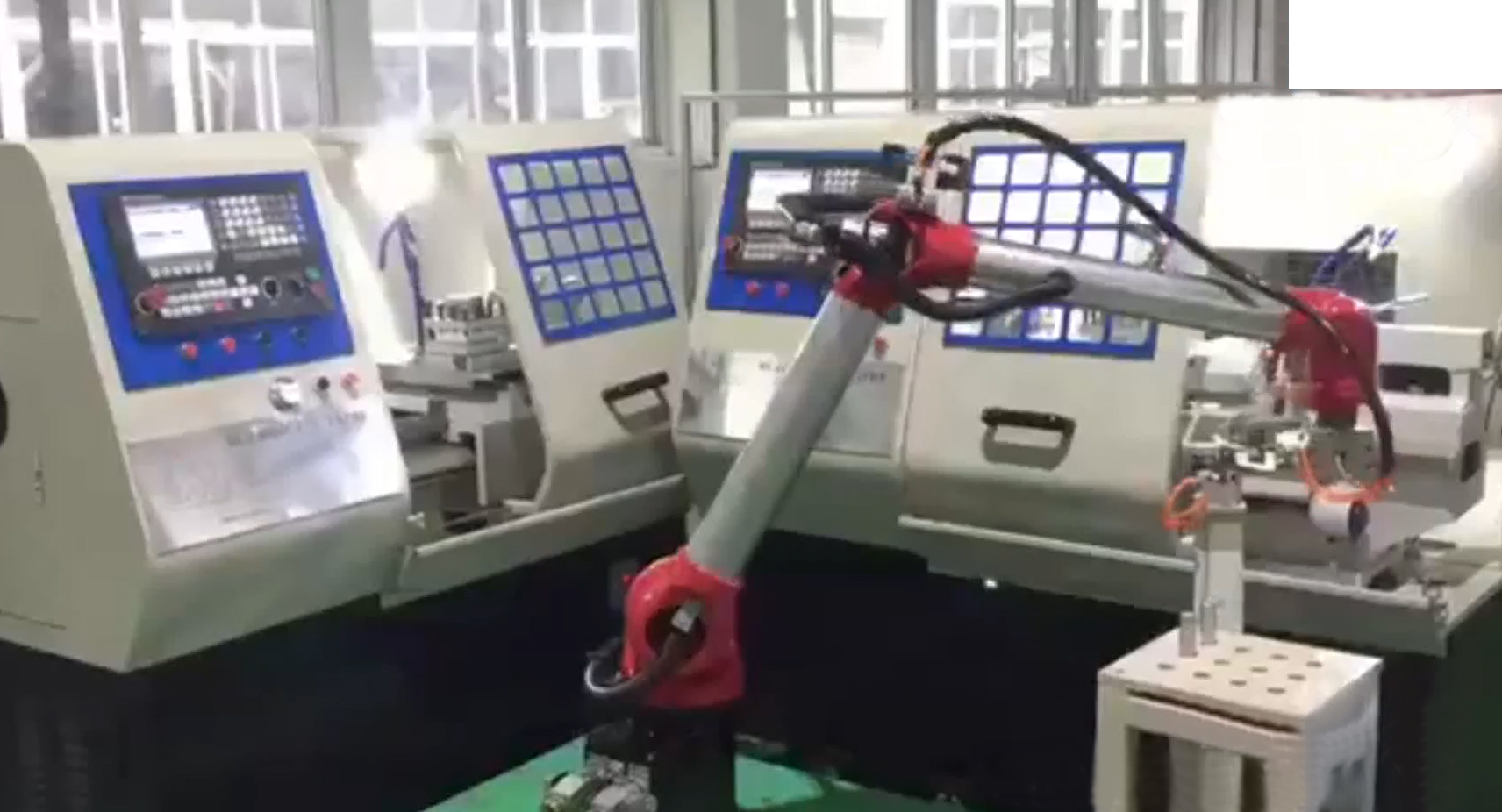 工業機器人機床上下料